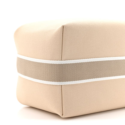 Hermes Canvas Large Bride-A-Brac Pouch Natural 8 of 9