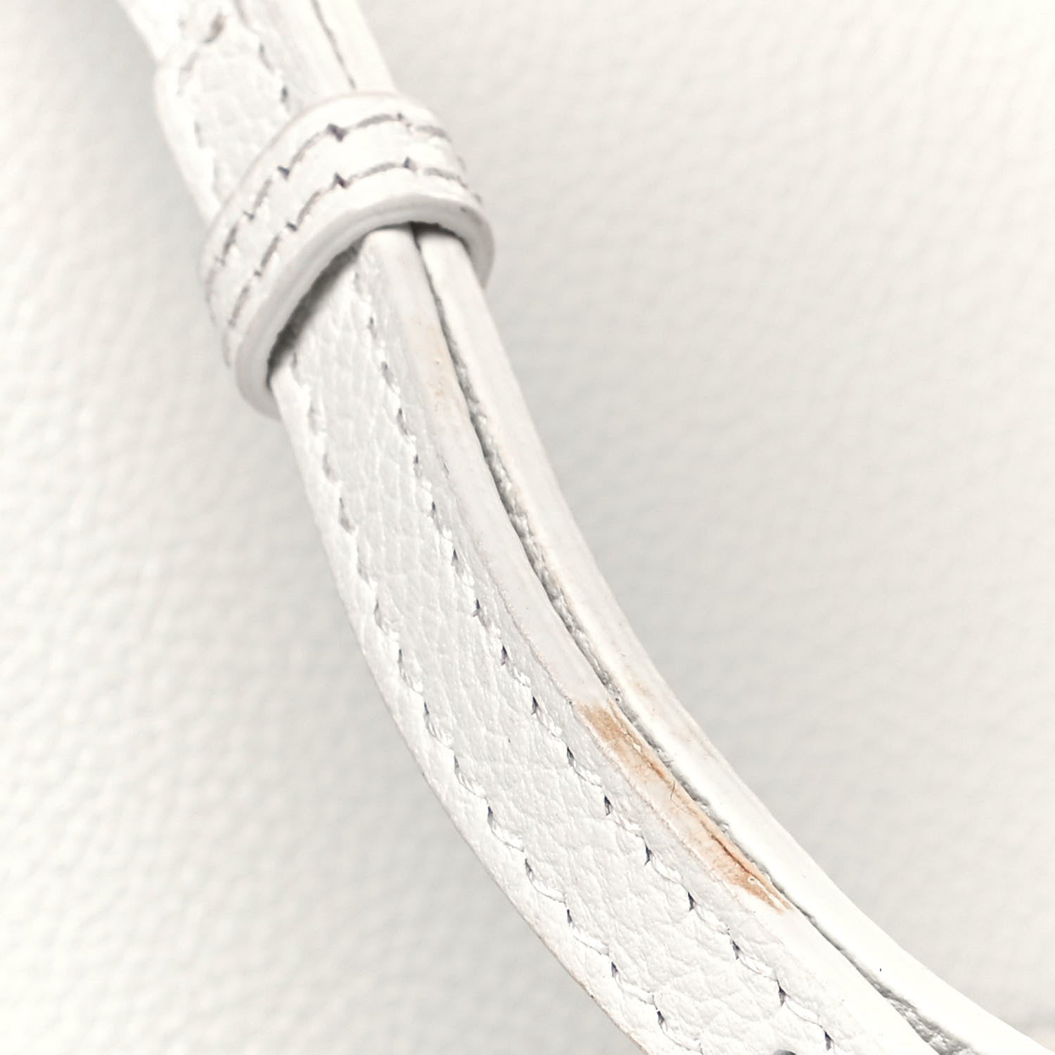 Balenciaga Grained Calfskin Small Hourglass Top Handle Bag White 12 of 13