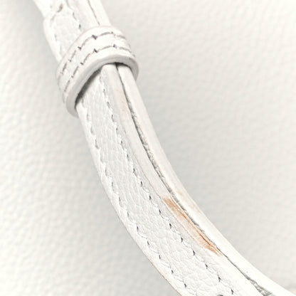 Balenciaga Grained Calfskin Small Hourglass Top Handle Bag White 12 of 13