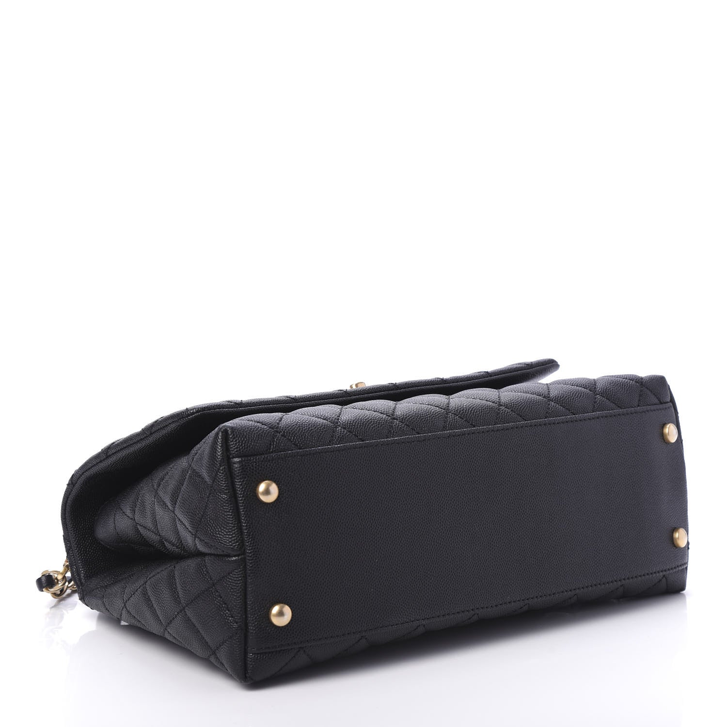 Chanel Caviar Quilted Small Coco Handle Flap Black 5 of 11