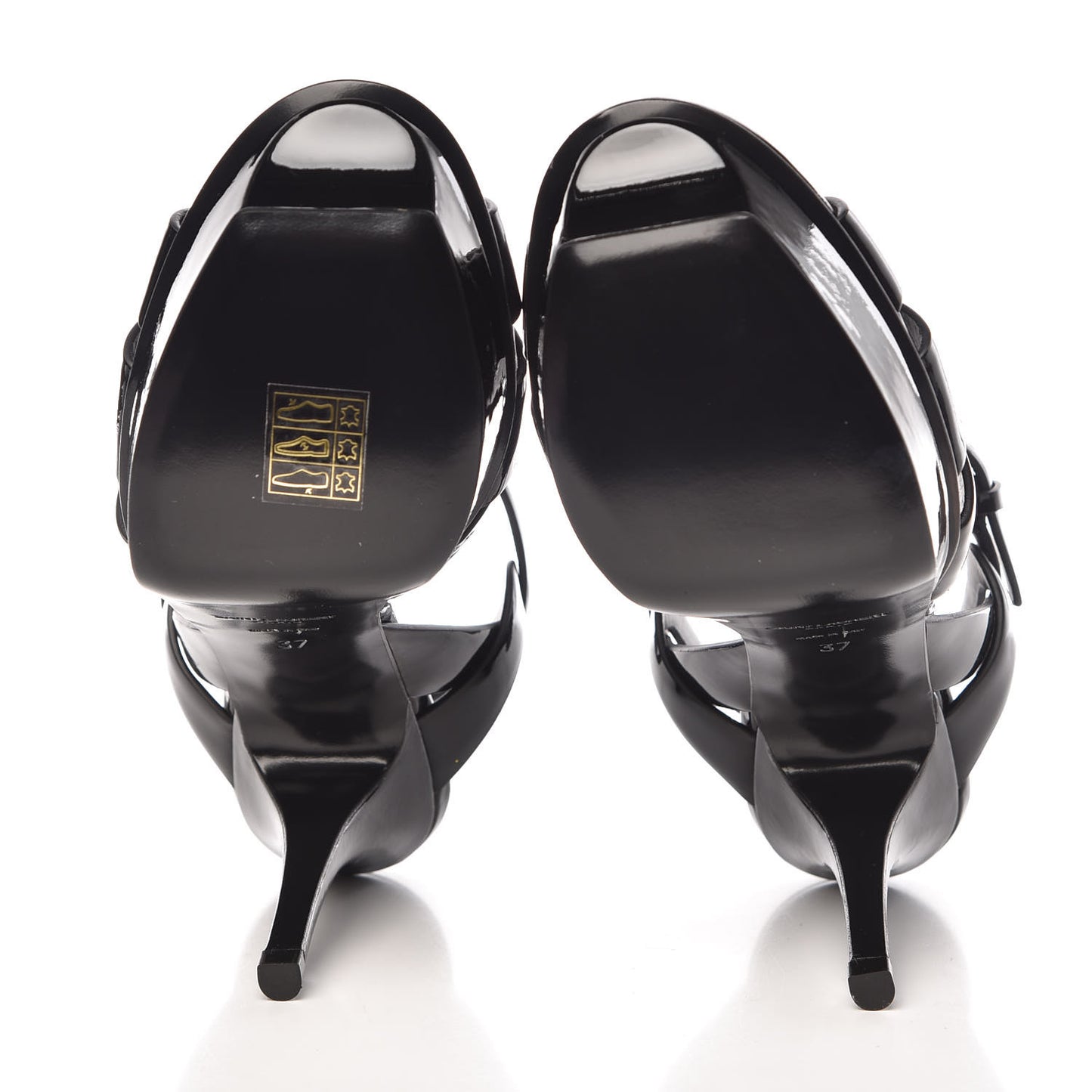 Patent Tribute 75 Platform Sandals 37 Black