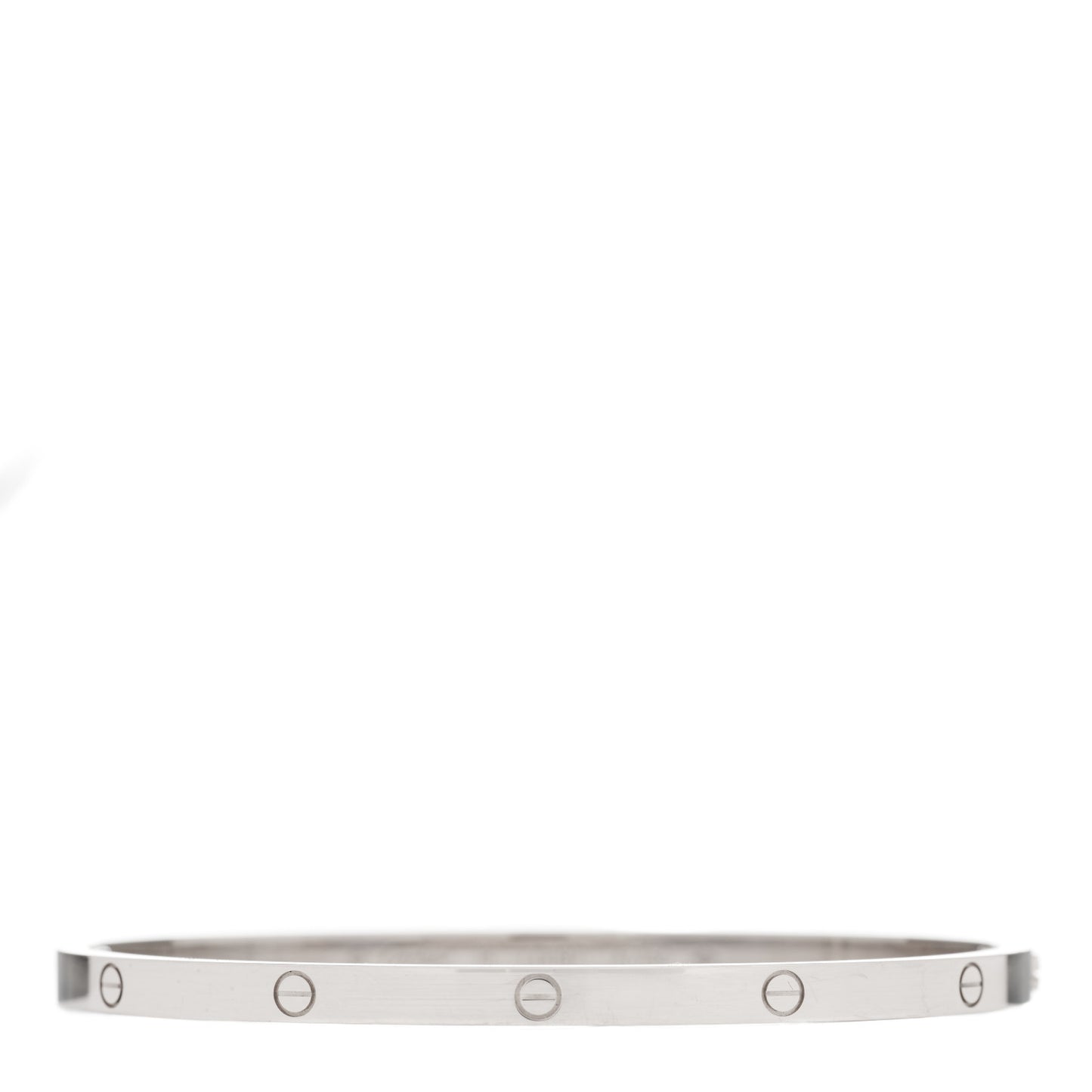 18K White Gold Small LOVE Bracelet 18