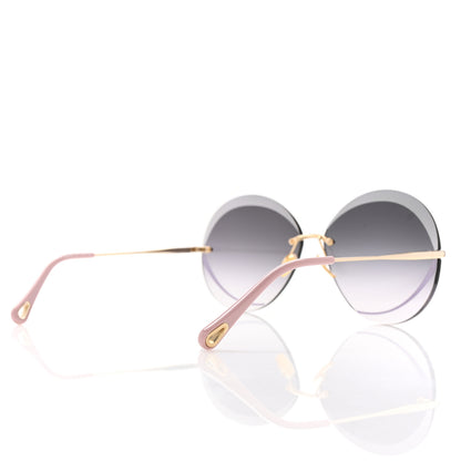 Chloe Metal Round Sunglasses CH0063S Pink 4 of 8