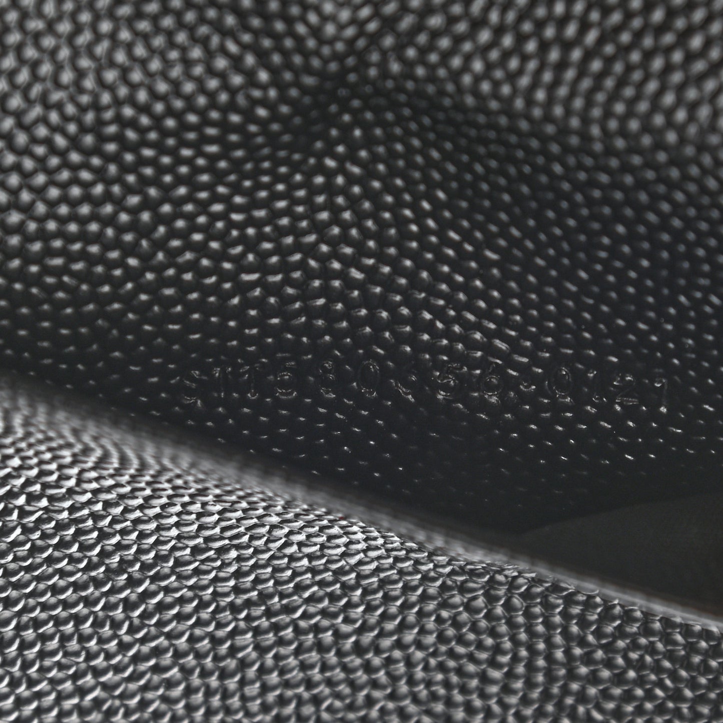 Grain De Poudre Matelasse Cassandre Monogram Slim Key Case Black