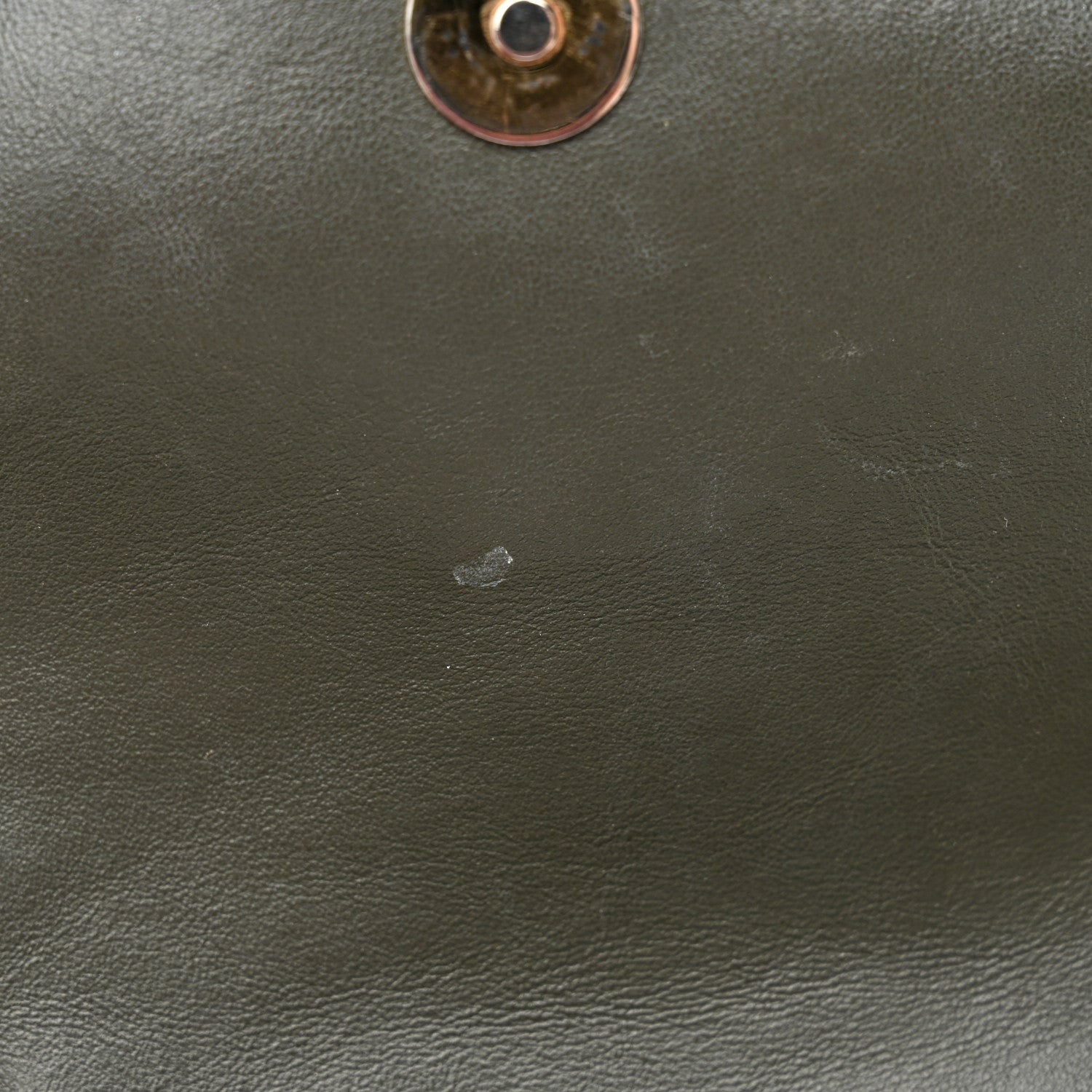 Saint Laurent Calfskin Y Quilted Monogram Small Loulou Chain Satchel Olive 13 of 15