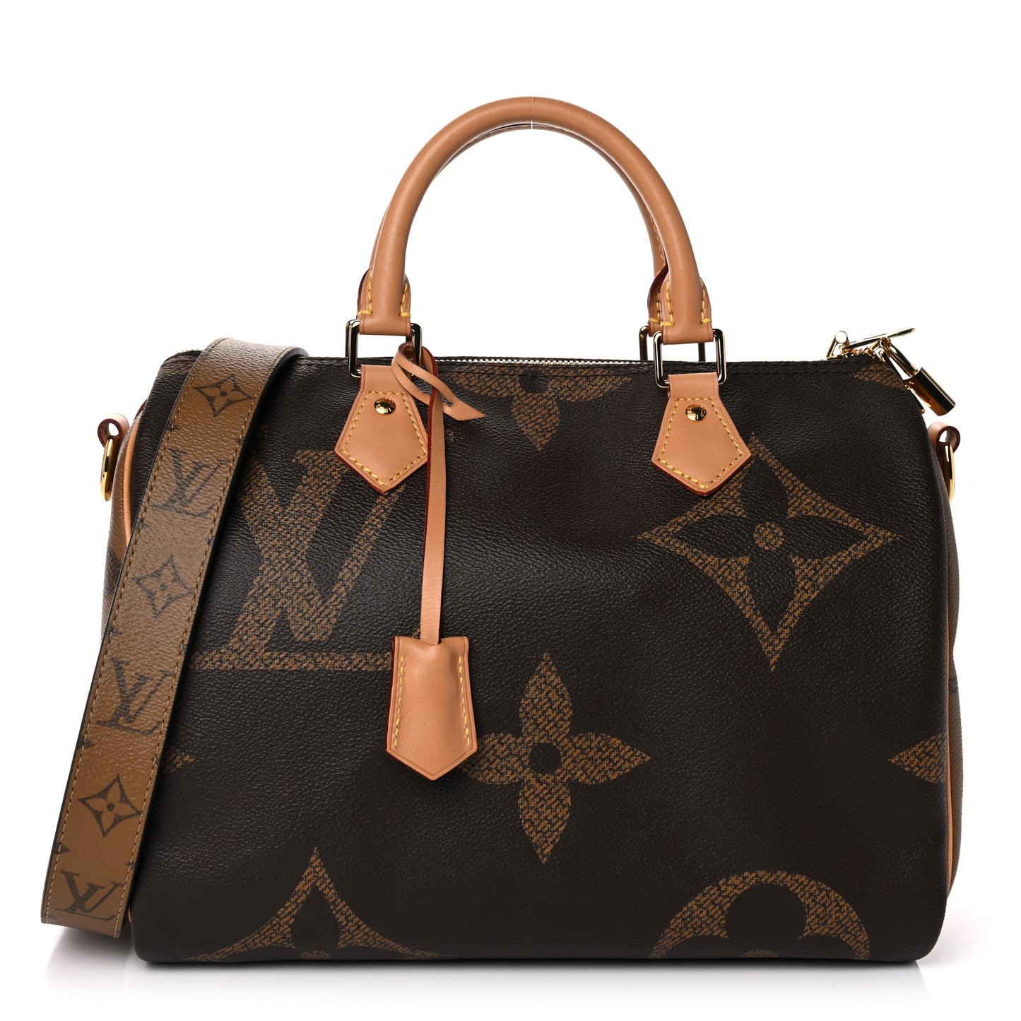 Reverse Monogram Giant Speedy Bandouliere 30