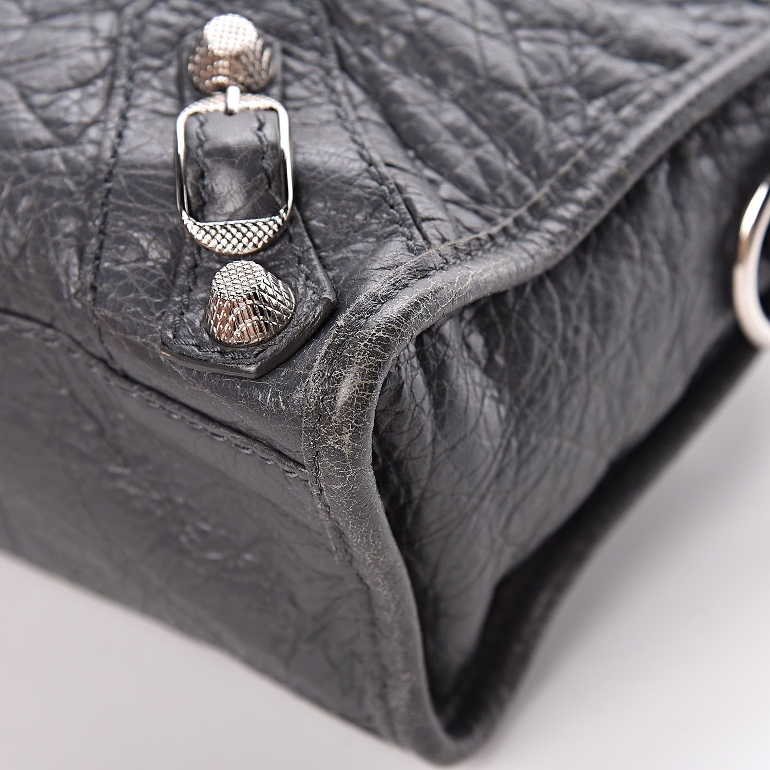 Balenciaga Agneau Giant 12 Silver Hardware Mini City Gris Tarmac 12 of 19