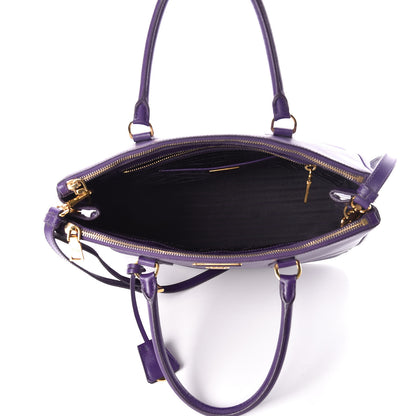 Prada Saffiano Medium Galleria Double Zip Tote Viola 8 of 18