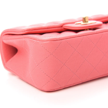 Chanel Caviar Quilted Mini Top Handle Rectangular Flap Pink 6 of 10