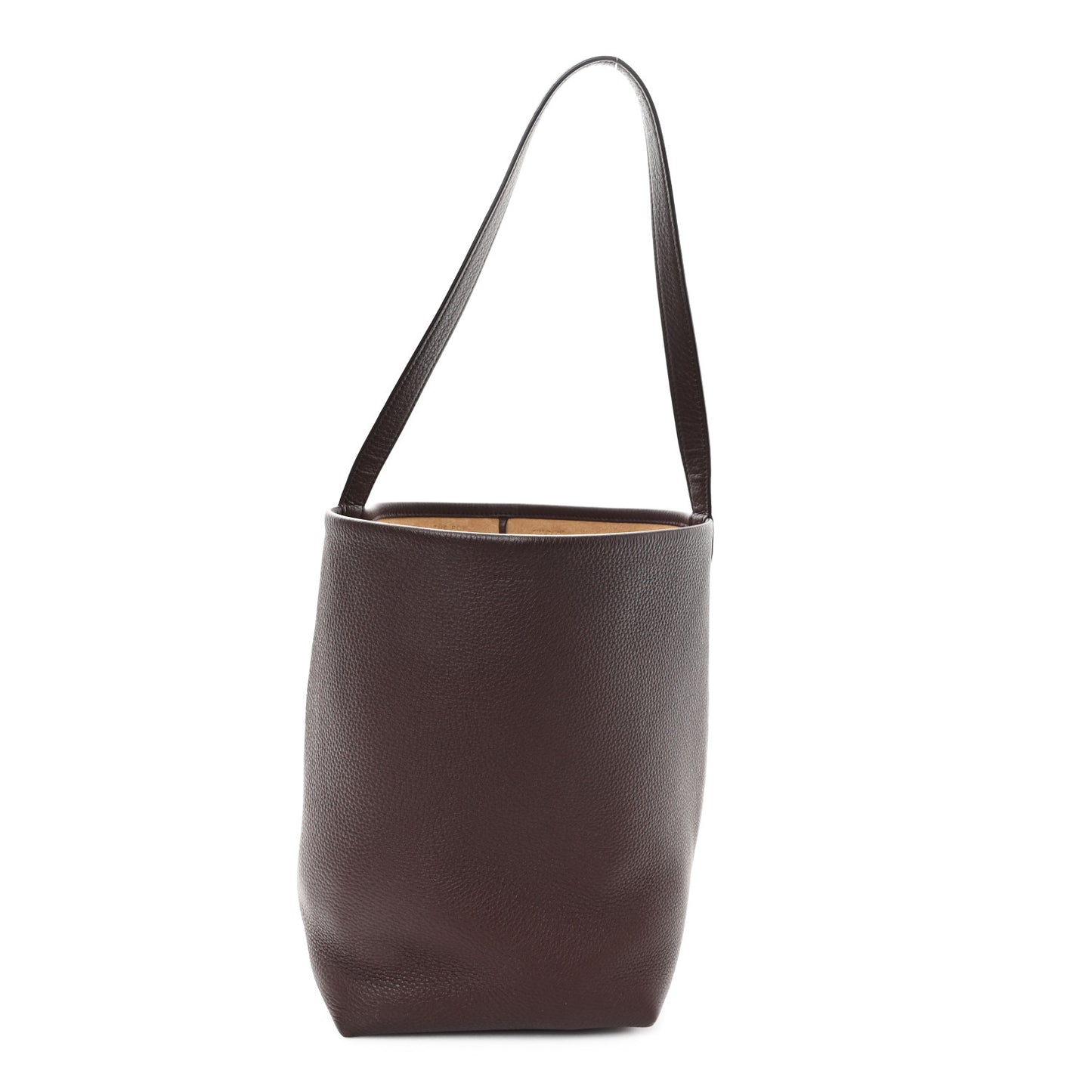 Grained Calfskin Medium N/S Park Tote Acajou