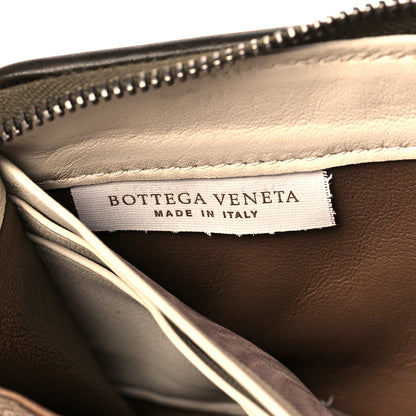 Bottega Veneta Nappa Intrecciato Zip Around Wallet Kaki Plaster 6 of 9