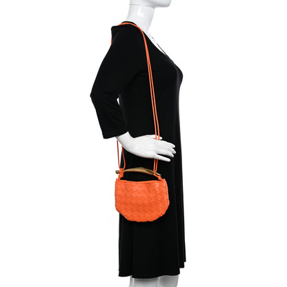 Bottega Veneta Nappa Intrecciato Mini Sardine Bag Papaya 2 of 9