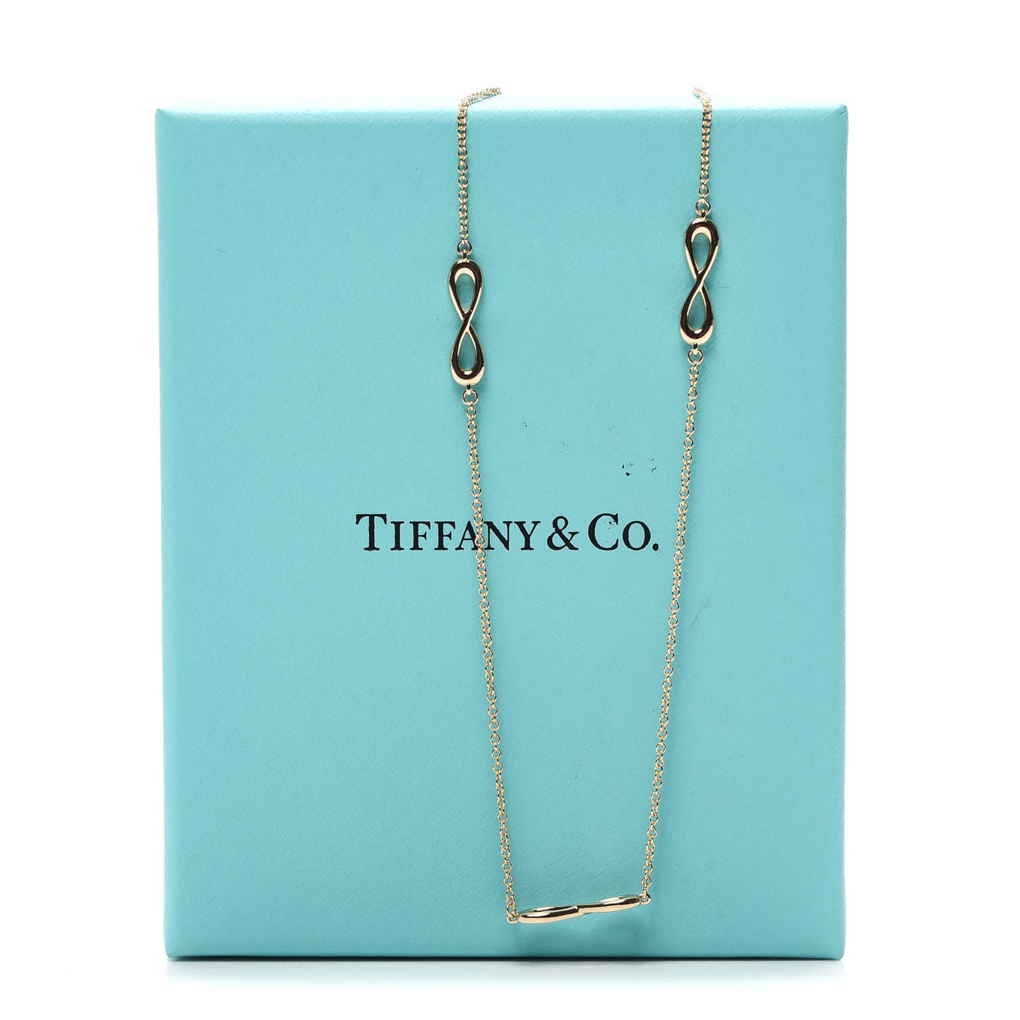 18K Rose Gold Infinity Endless Necklace