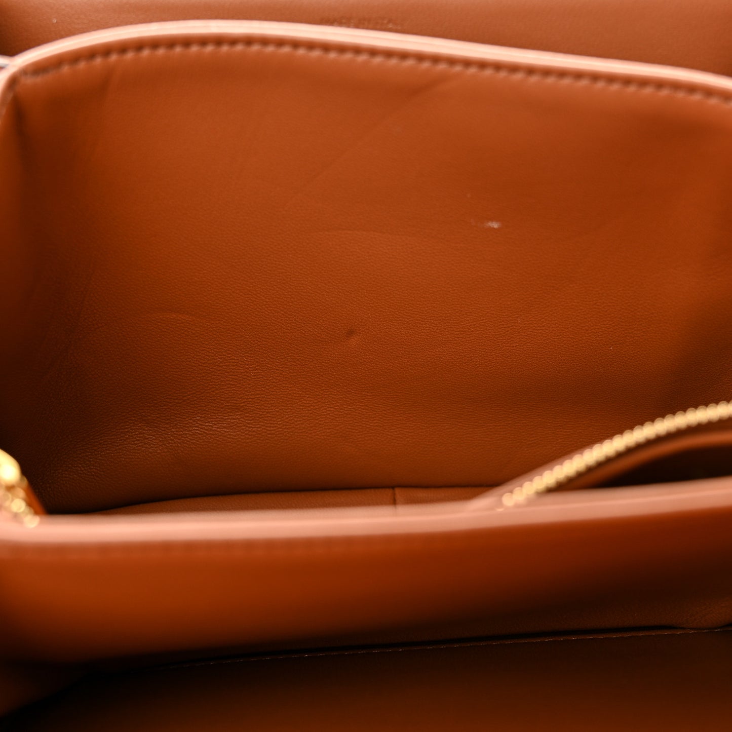 Triomphe Canvas Calfskin Medium Triomphe Bag Tan