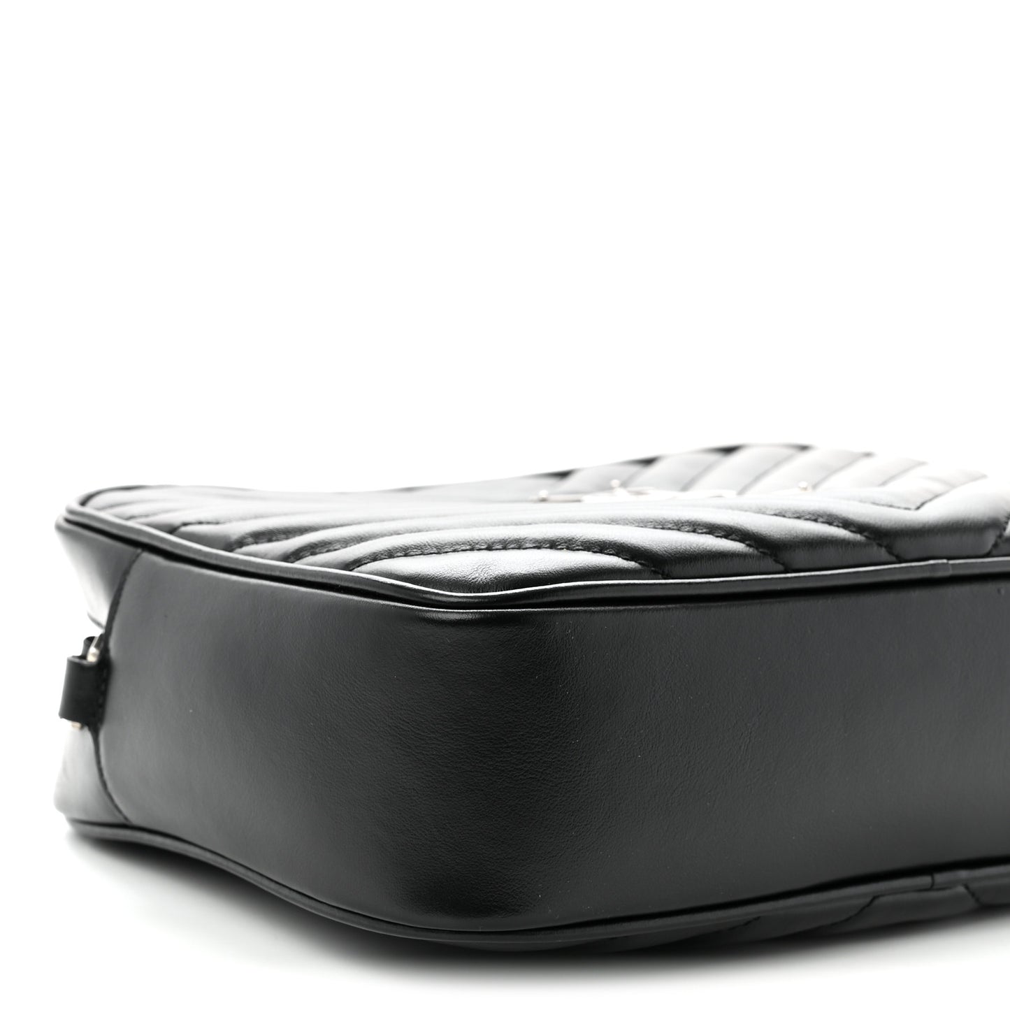 Calfskin Matelasse Monogram Lou Camera Bag Black