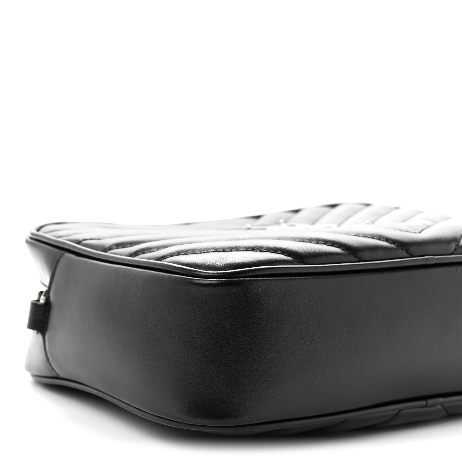 Saint Laurent Calfskin Matelasse Monogram Lou Camera Bag Black 9 of 10