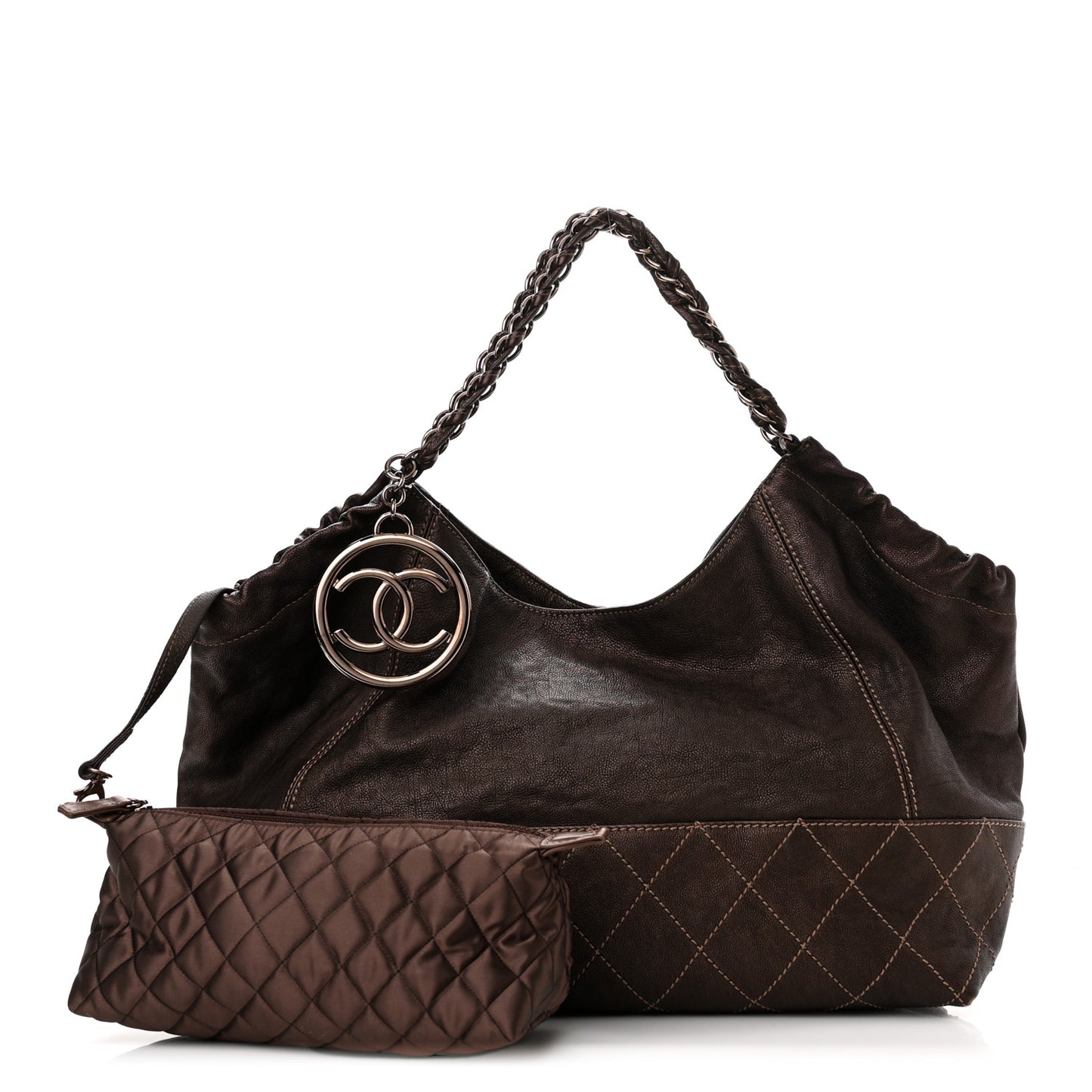 Metallic Calfskin Baby Coco Cabas Bronze