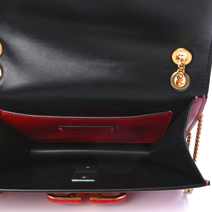 Valentino Garavani Smooth Calfskin Small VSling Chain Shoulder Bag Rock Pink Rouge Pur 4 of 4