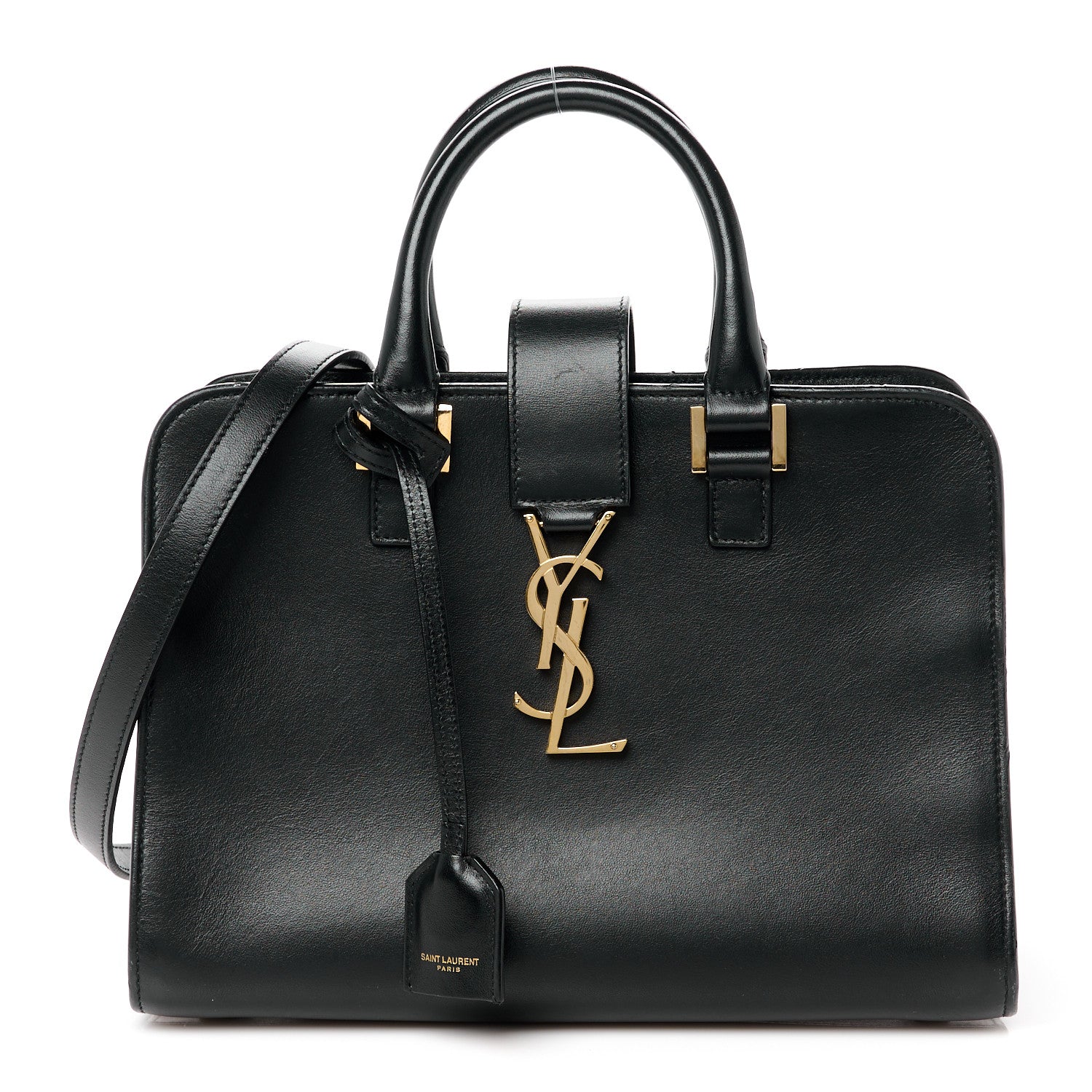 Saint Laurent Calfskin Monogram Baby Cabas Black 1 of 13