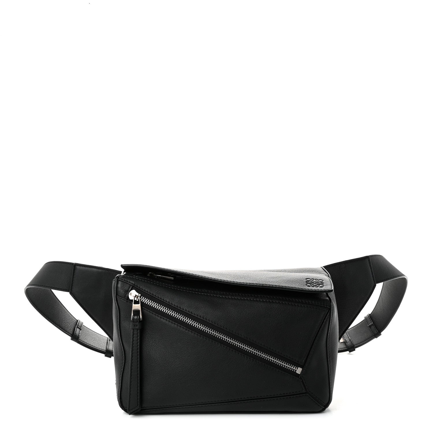 Loewe Calfskin Small Puzzle Bumbag Black 1 of 8