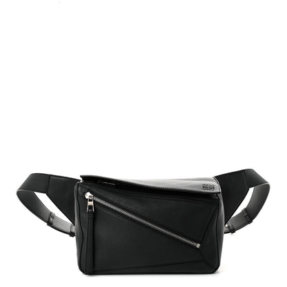Loewe Calfskin Small Puzzle Bumbag Black 1 of 8