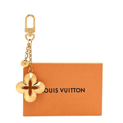 Louis Vuitton Metal Eclipse Bag Charm Key Holder Gold 4 of 4