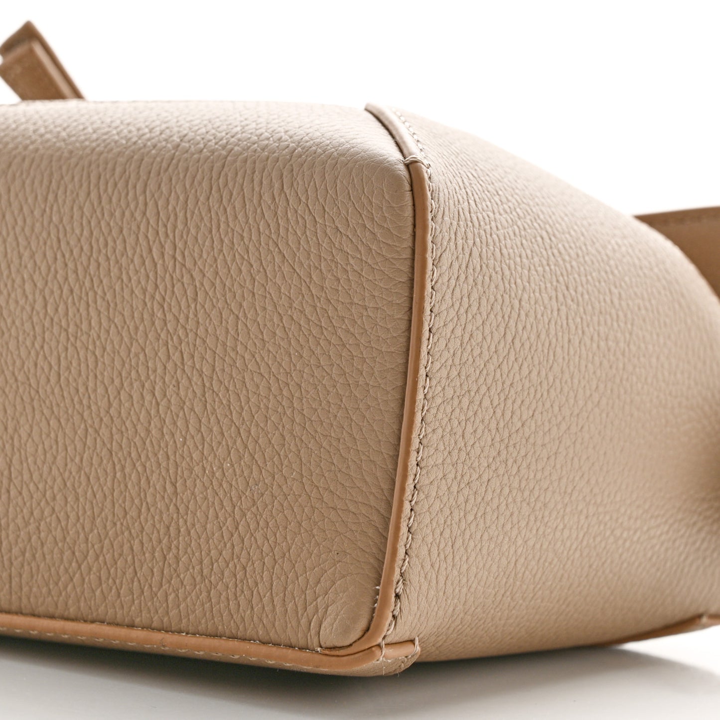 Calfskin Mini Puzzle Edge Bag Sand