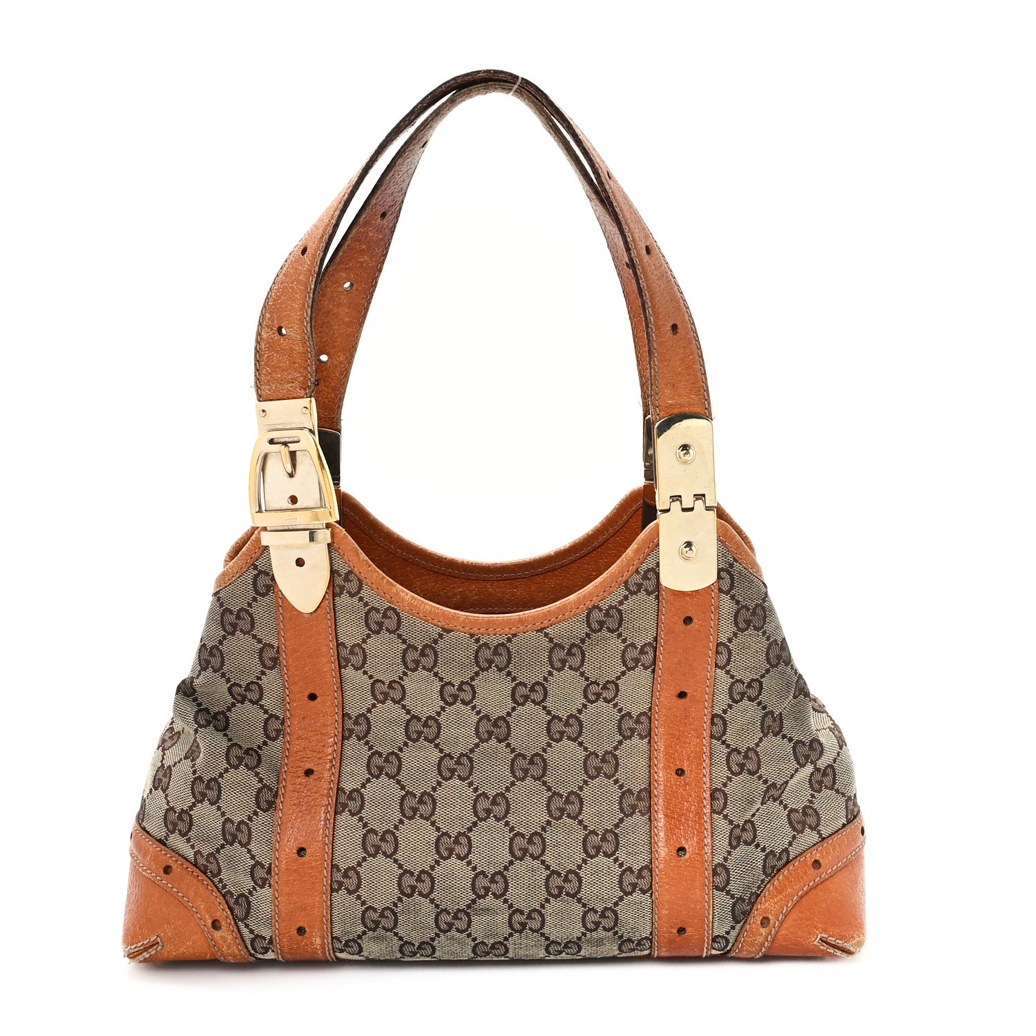 Gucci Monogram Shoulder Bag Orange 1 of 14