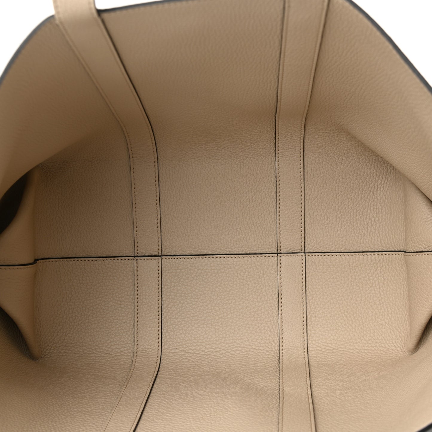 Taurillon Gex Calfskin Duo Reversible Tote Greige Zinc