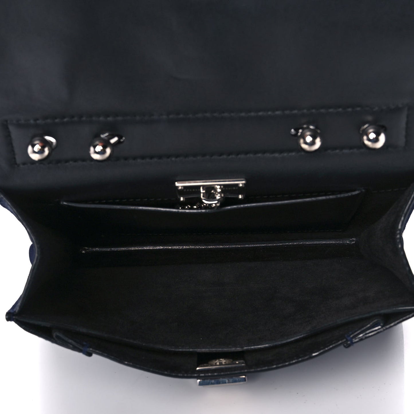 Nubuck Medium Hava Top Handle Bag Indigo