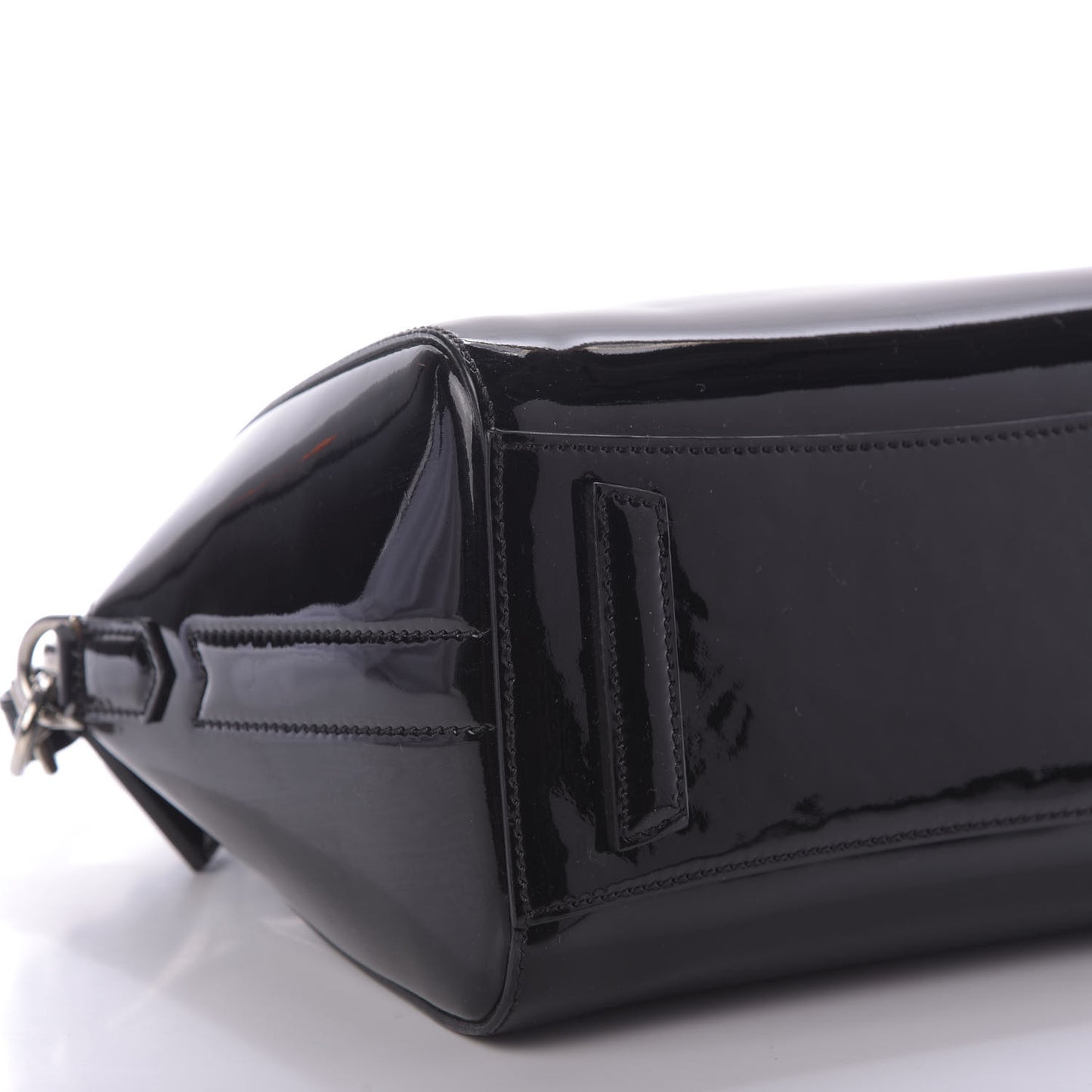 Patent Calfskin Mini Antigona Black
