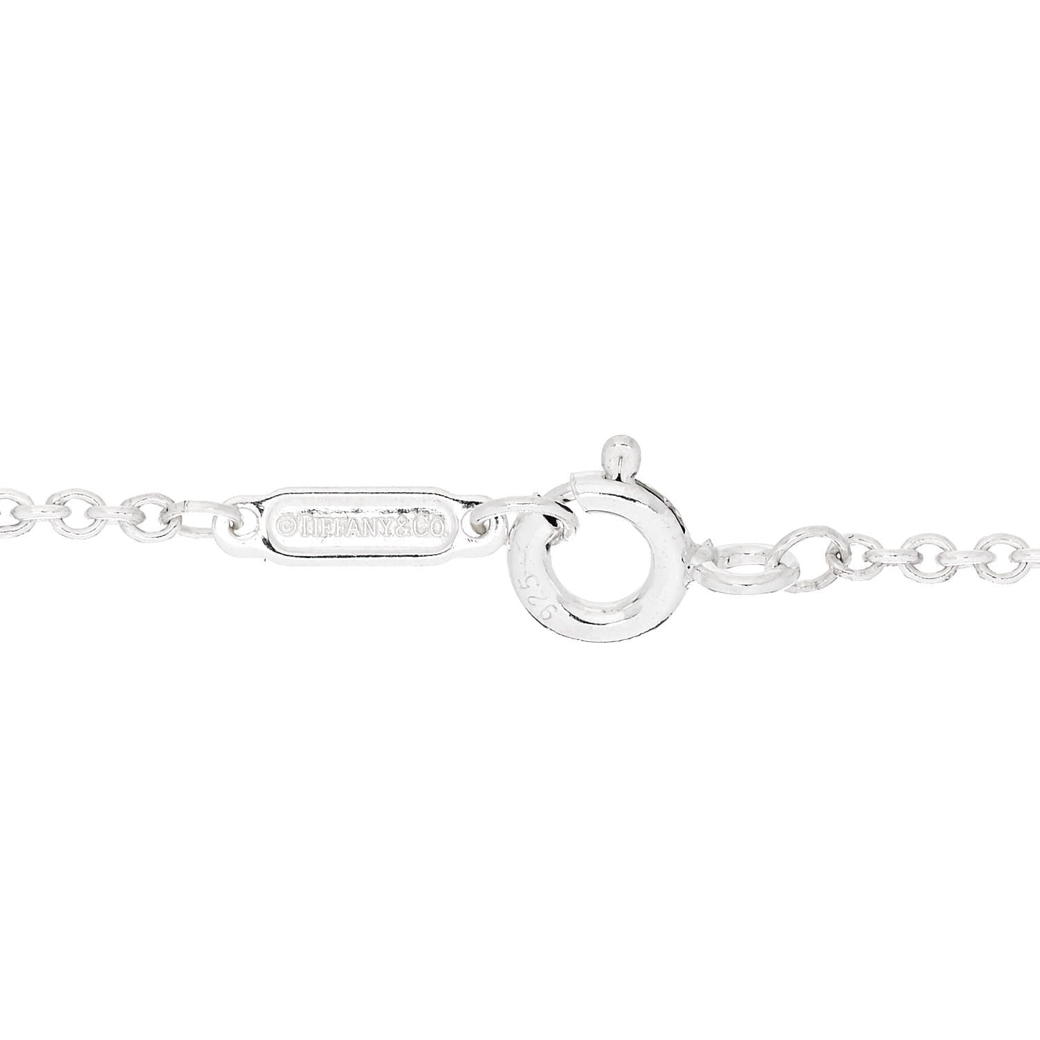 Tiffany Sterling Silver Enamel Love Notes Charm Bracelet Blue 3 of 4