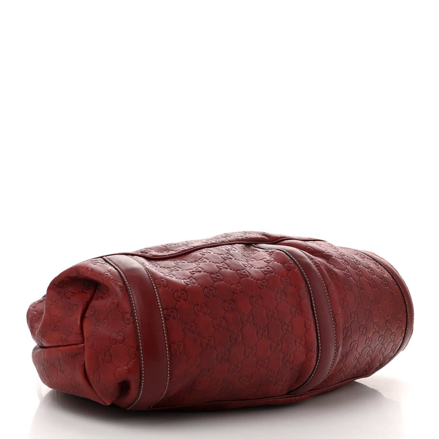 Gucci Guccissima Shoulder Bag Red 4 of 12