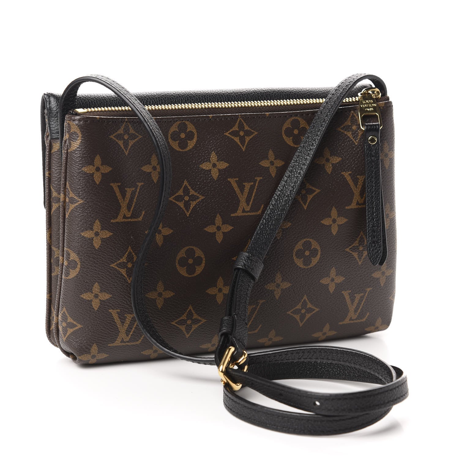 Louis Vuitton Monogram Twice Pochette Black 3 of 12