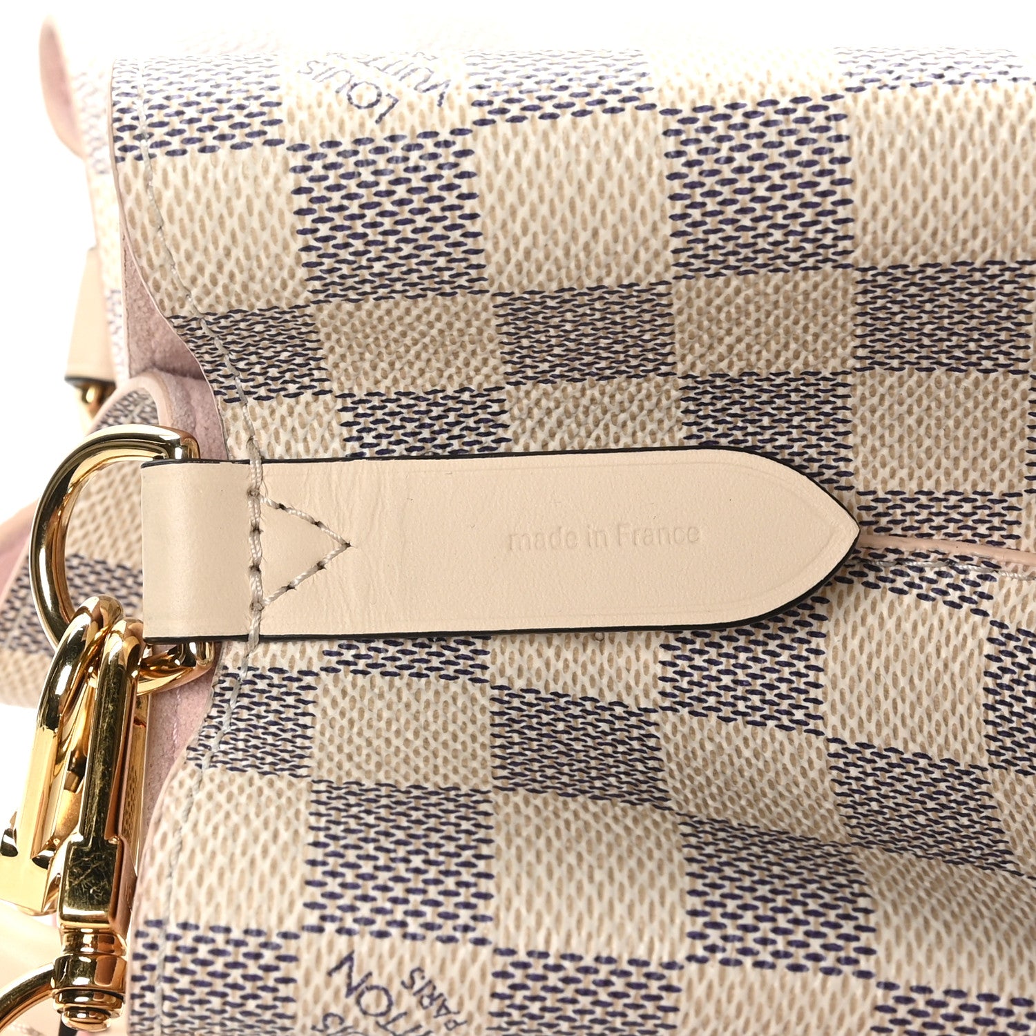 Louis Vuitton Damier Azur Braided Neonoe BB Pink 6 of 10