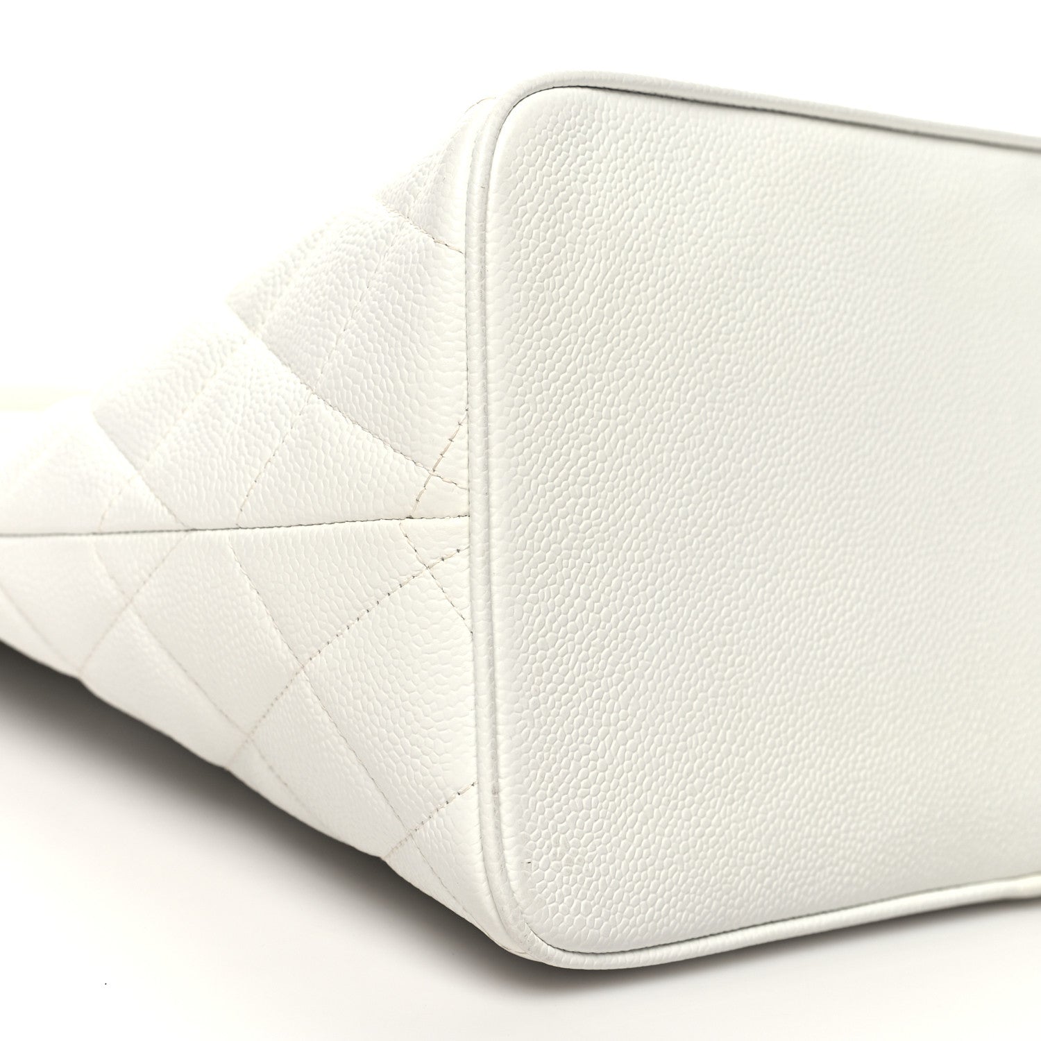 Chanel Caviar Quilted Medallion Tote White 9 of 11