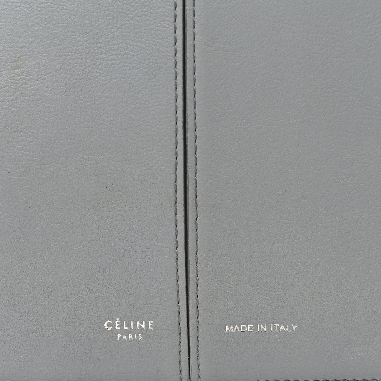 Celine Smooth Calfskin Medium Tri-Fold Bag Pearl Grey 6 of 10