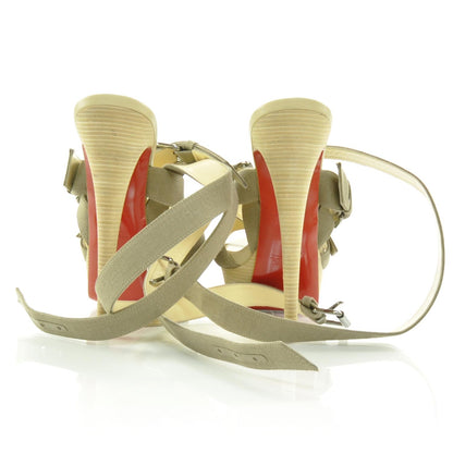 Christian Louboutin Canvas Toutenkaboucle 150 Sandals 39 4 of 6
