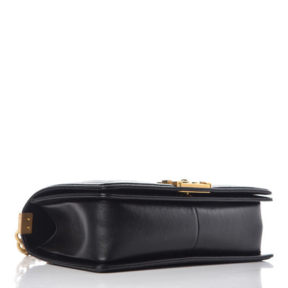 Chanel Lambskin Quilted Medium Boy Flap Black 4 of 11