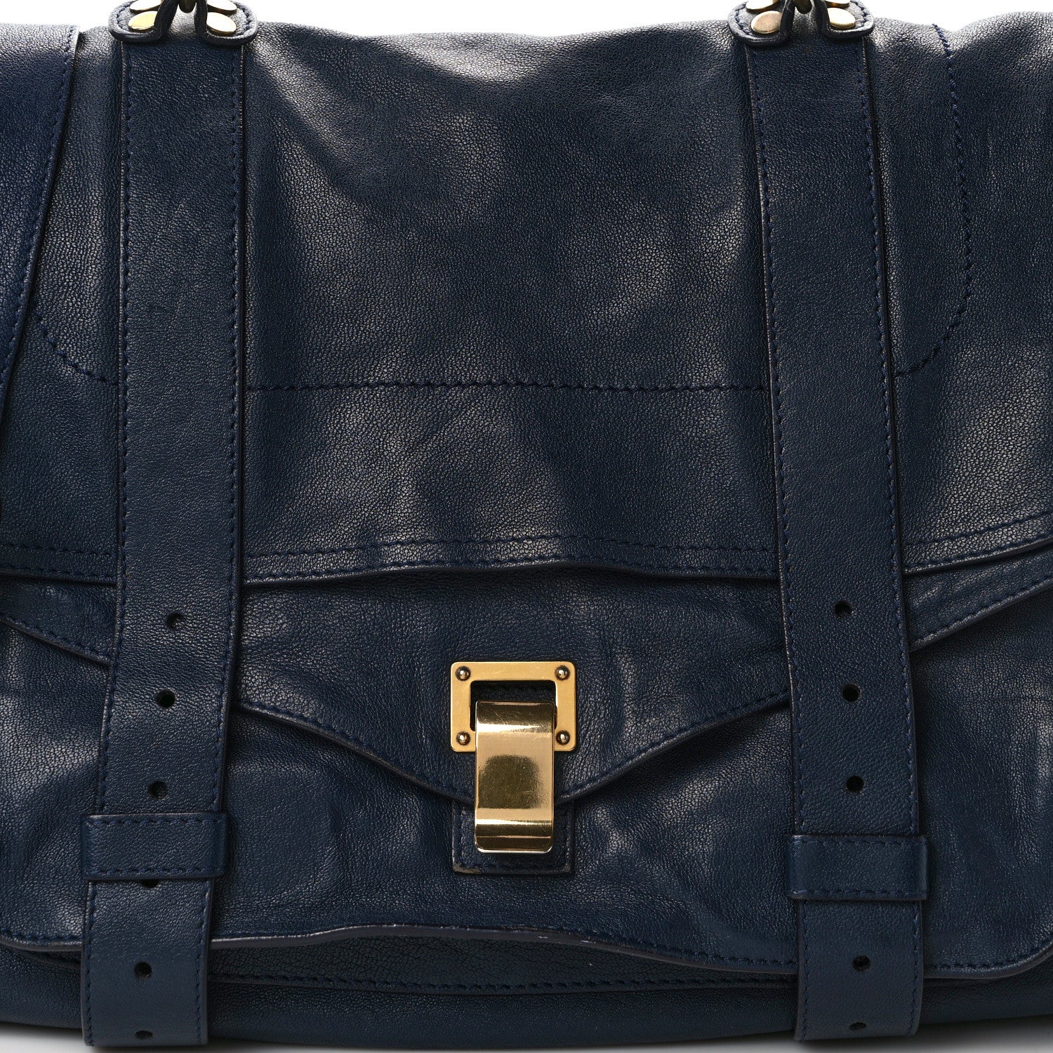 Proenza Schouler Lambskin Medium PS1 Satchel Midnight 7 of 14