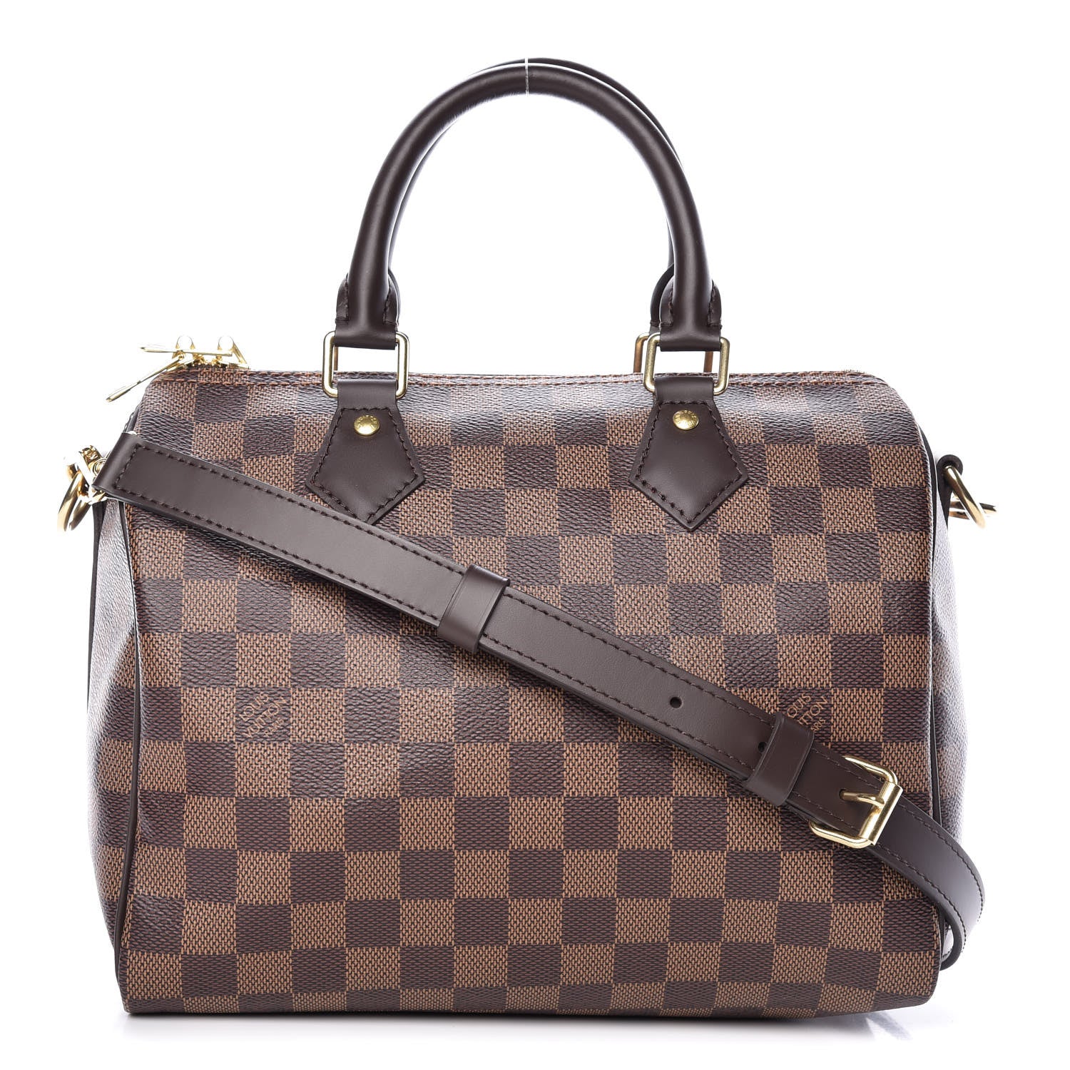 Louis Vuitton Damier Ebene Speedy Bandouliere 25 401504 – FASHIONPHILE