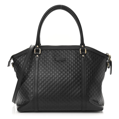 Gucci Soft Microguccissima Dome Satchel Black 1 of 11