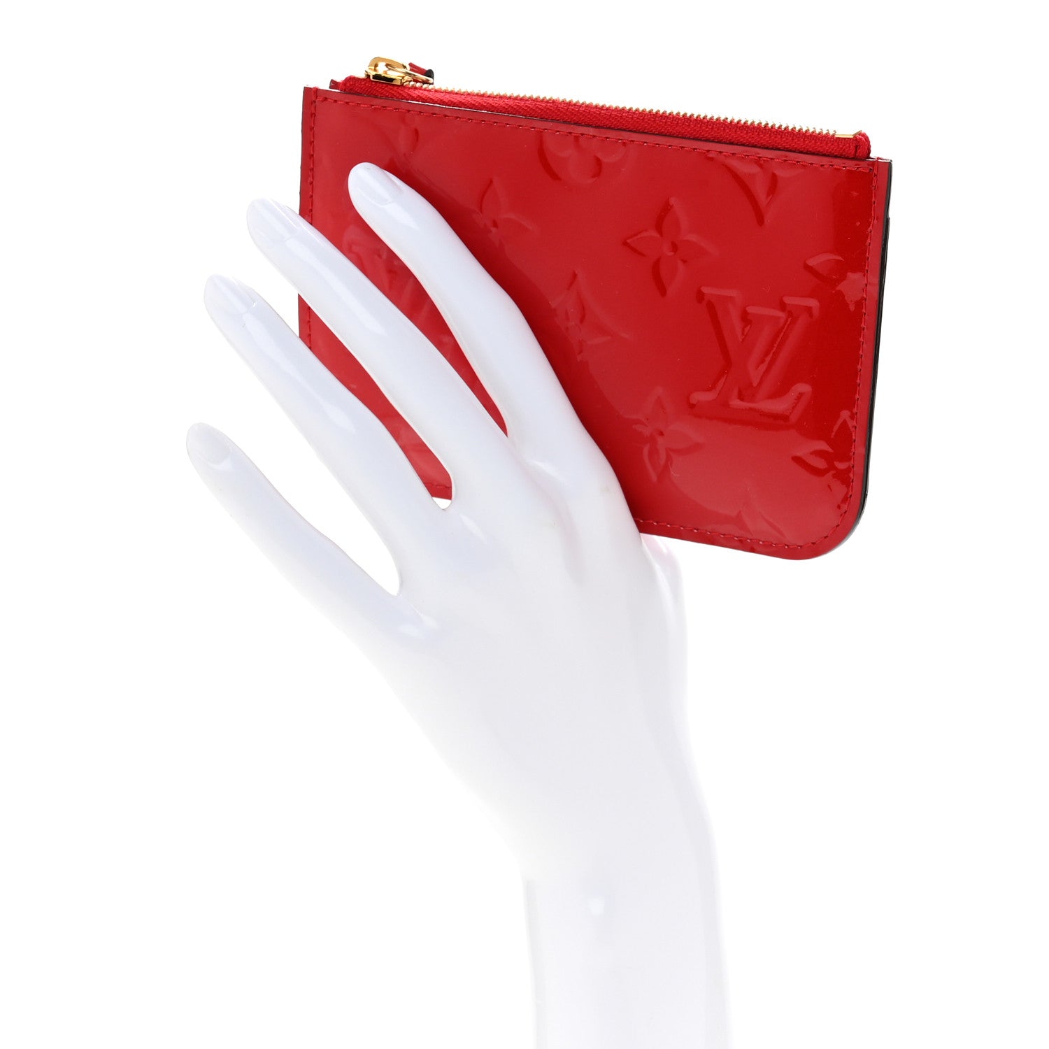 Louis Vuitton Vernis Key Pouch NM Cherry 2 of 9