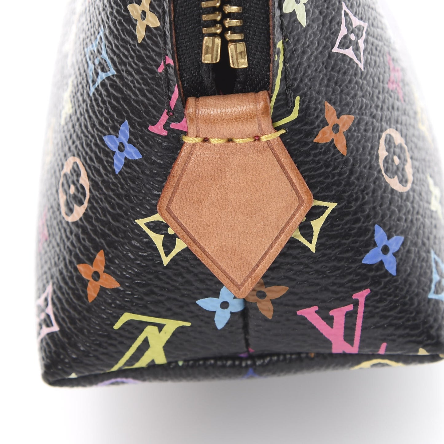 Monogram Multicolor Cosmetic Pouch Black Grenade