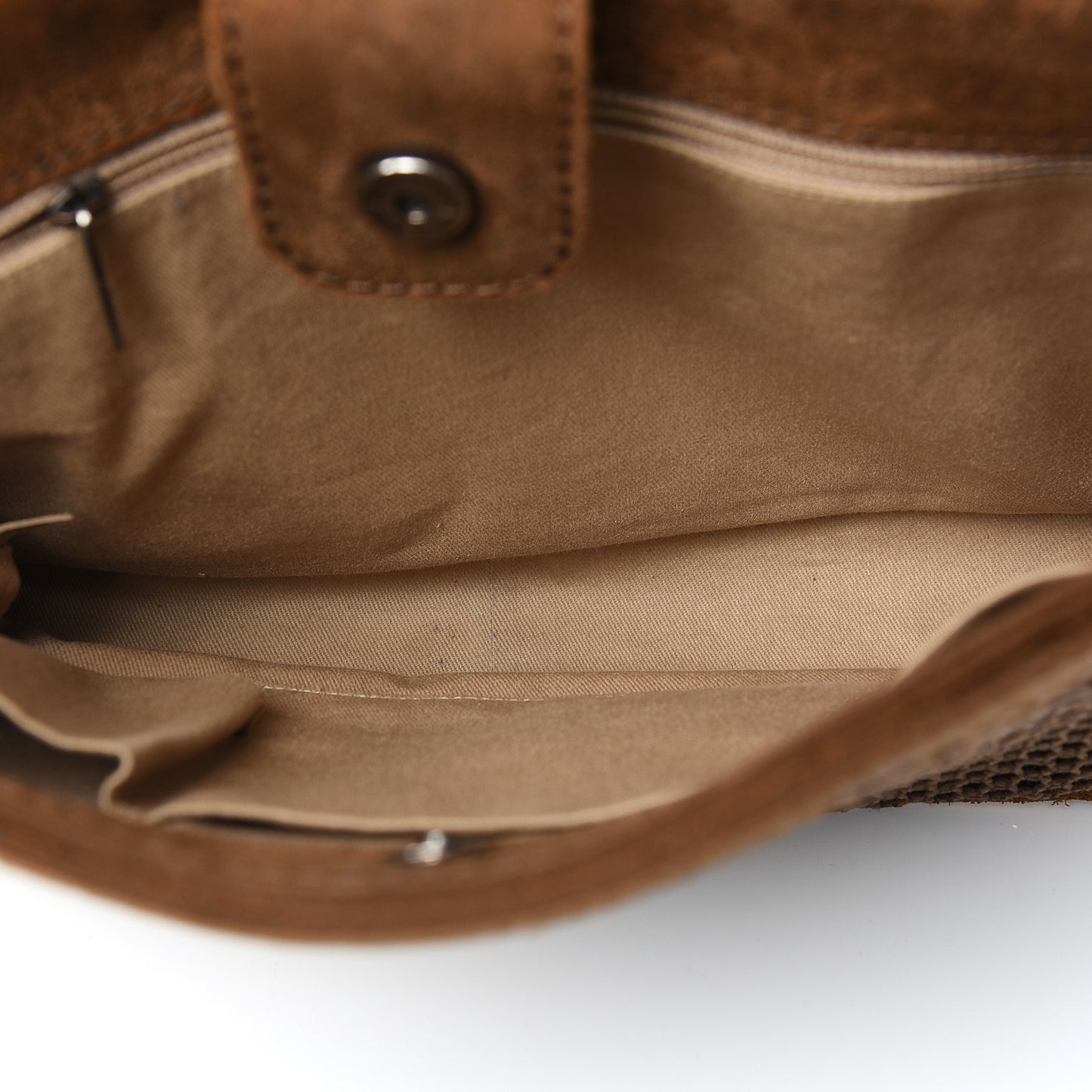 Nubuck Stitched Highlander Messenger Brown