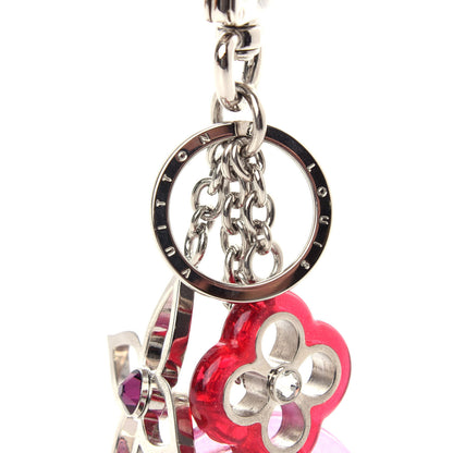 Louis Vuitton Colorline Bag Charm Key Holder Pink Glitter 3 of 5