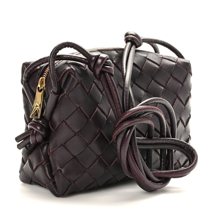 Bottega Veneta Nappa Intrecciato Mini Loop Camera Bag Grape 3 of 8
