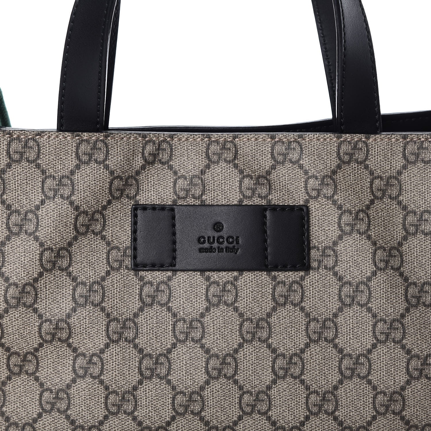 Gucci Soft GG Supreme Monogram Web Vertical Tote Black 10 of 10