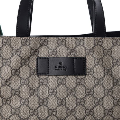 Gucci Soft GG Supreme Monogram Web Vertical Tote Black 10 of 10