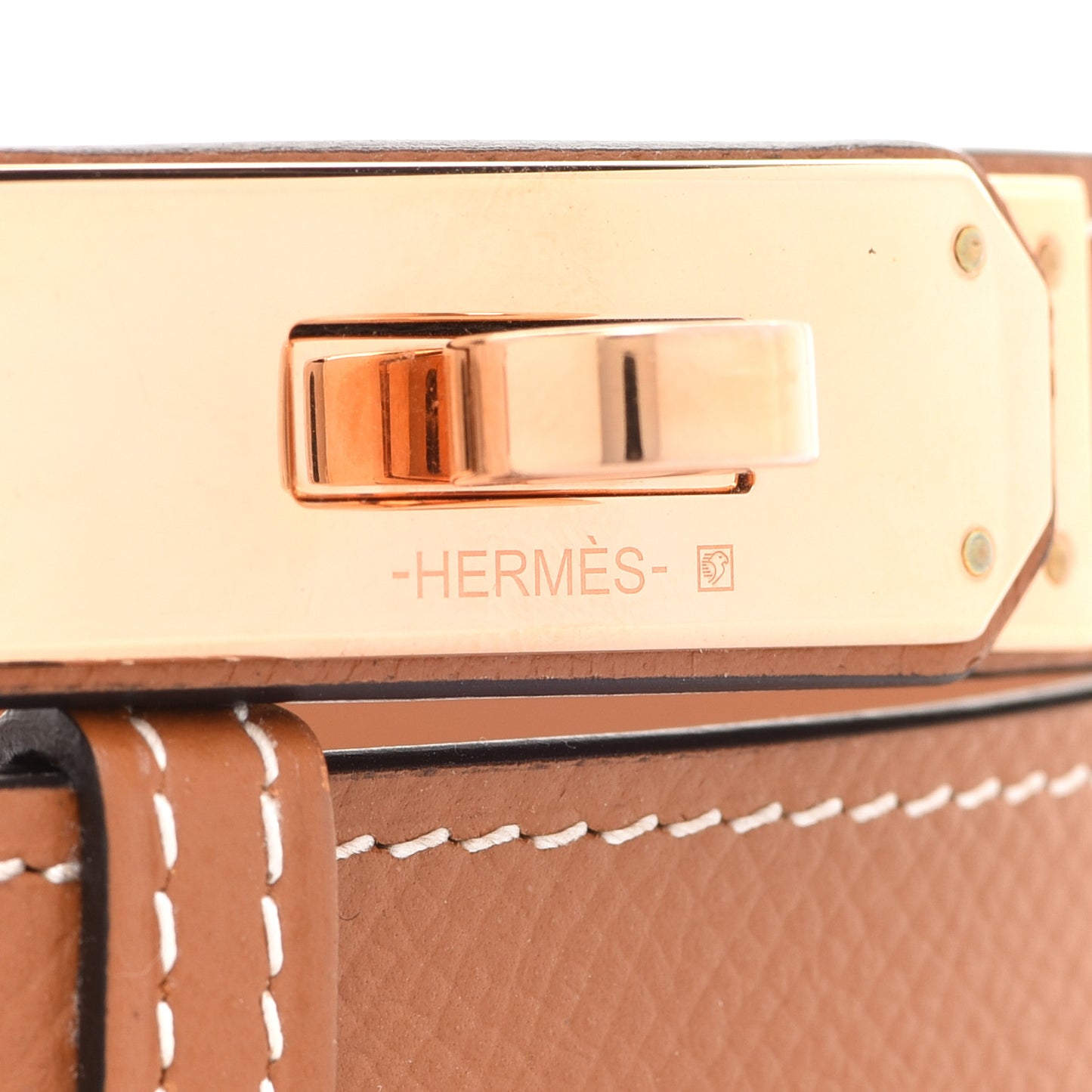 Epsom Kelly Belt Gold